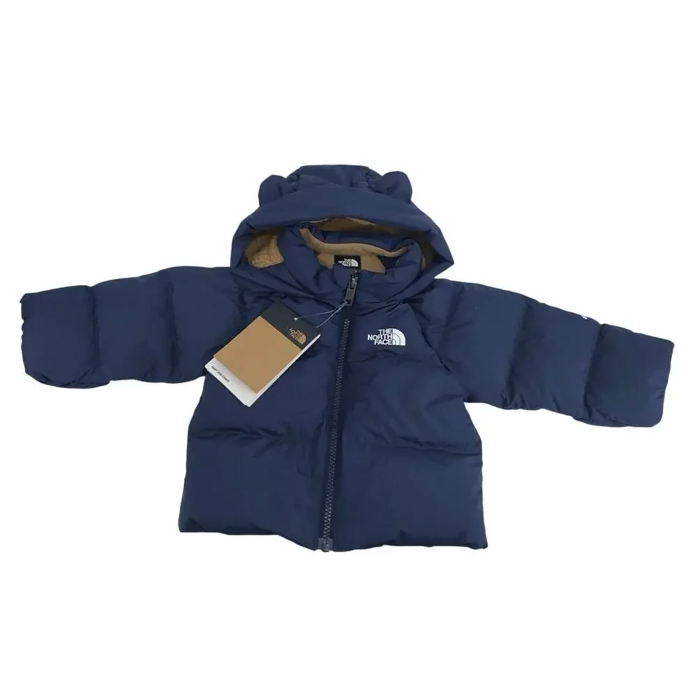 The North Face Baby North Down Fleece Summit Navy Puffer Jacket 3-6M NWT